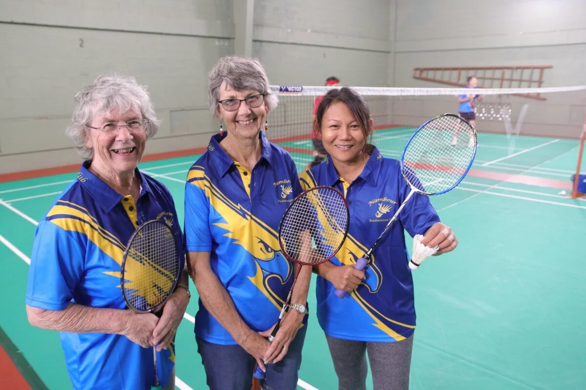 Shuttles away. Let’s play badminton