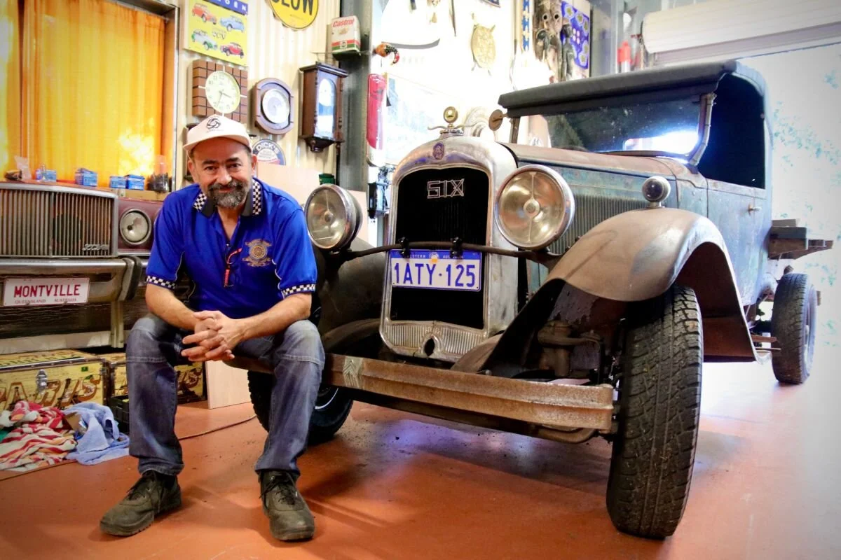 Car collector has a fondness for Citroens