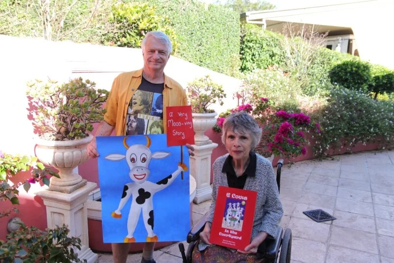 There were, literally, six cows in the courtyard at Burnside