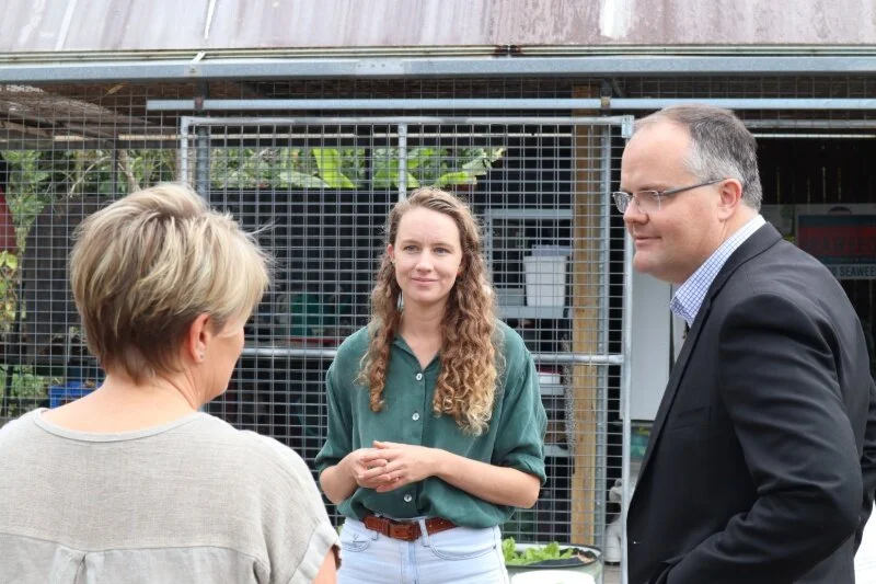 Turning cafe waste into mulch treasure