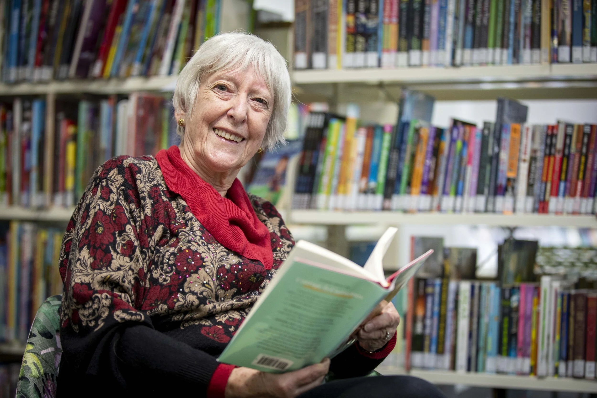 Maleny Library lady reads.jpg