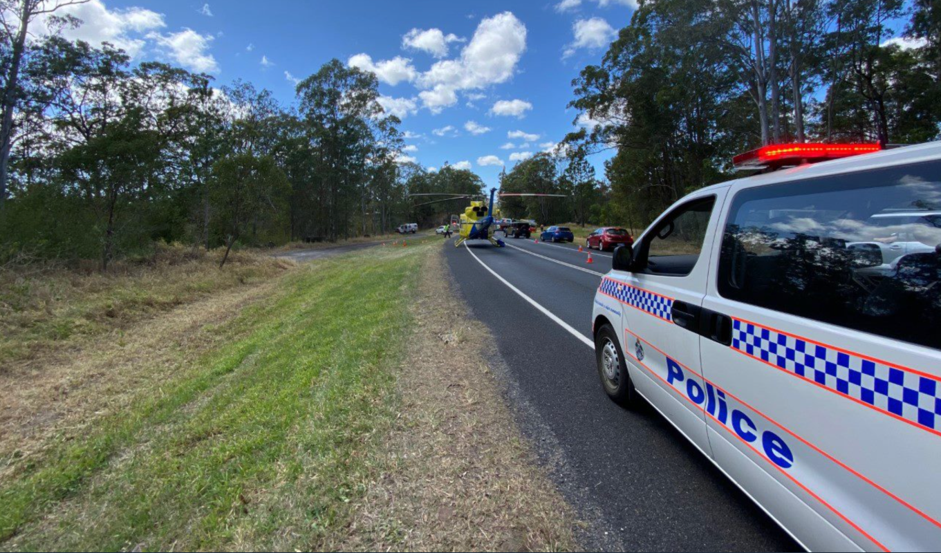 Teenager airlifted after head-on collision