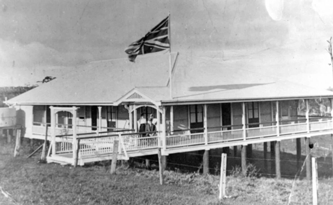 Maleny Soldiers Memorial Hospital in the early days. (Photo: credit Sunshine Coast Council)