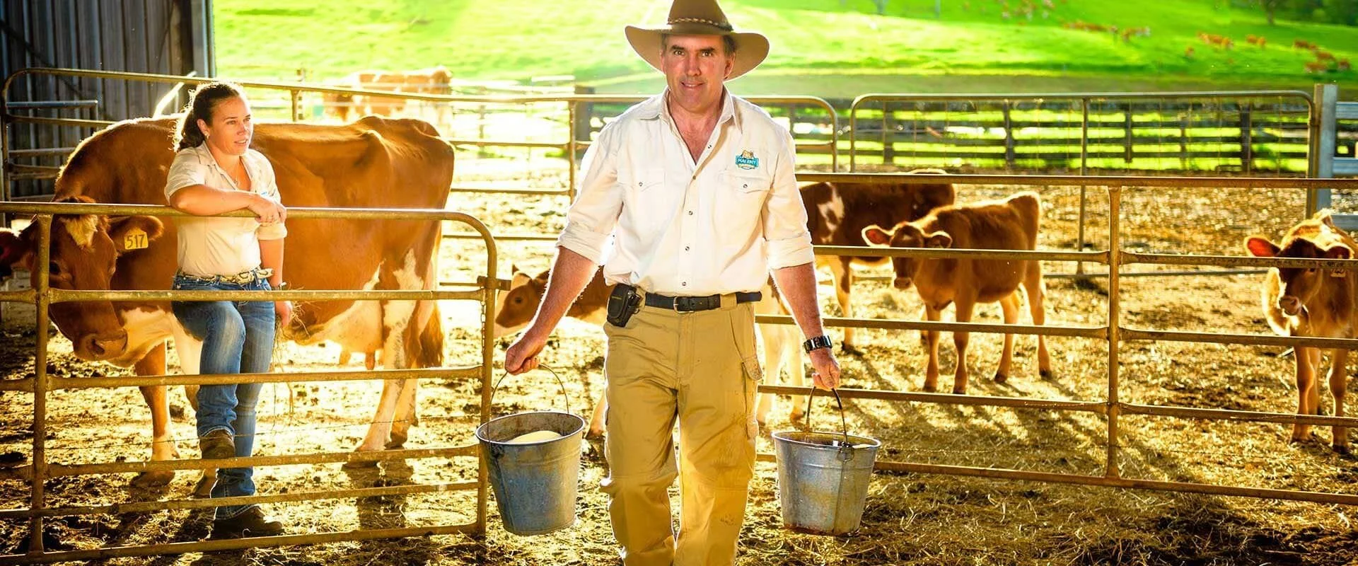 Maleny Dairies owners Ross and Sally Hopper ... “Our secret is what we don’t do to our dairy products.”