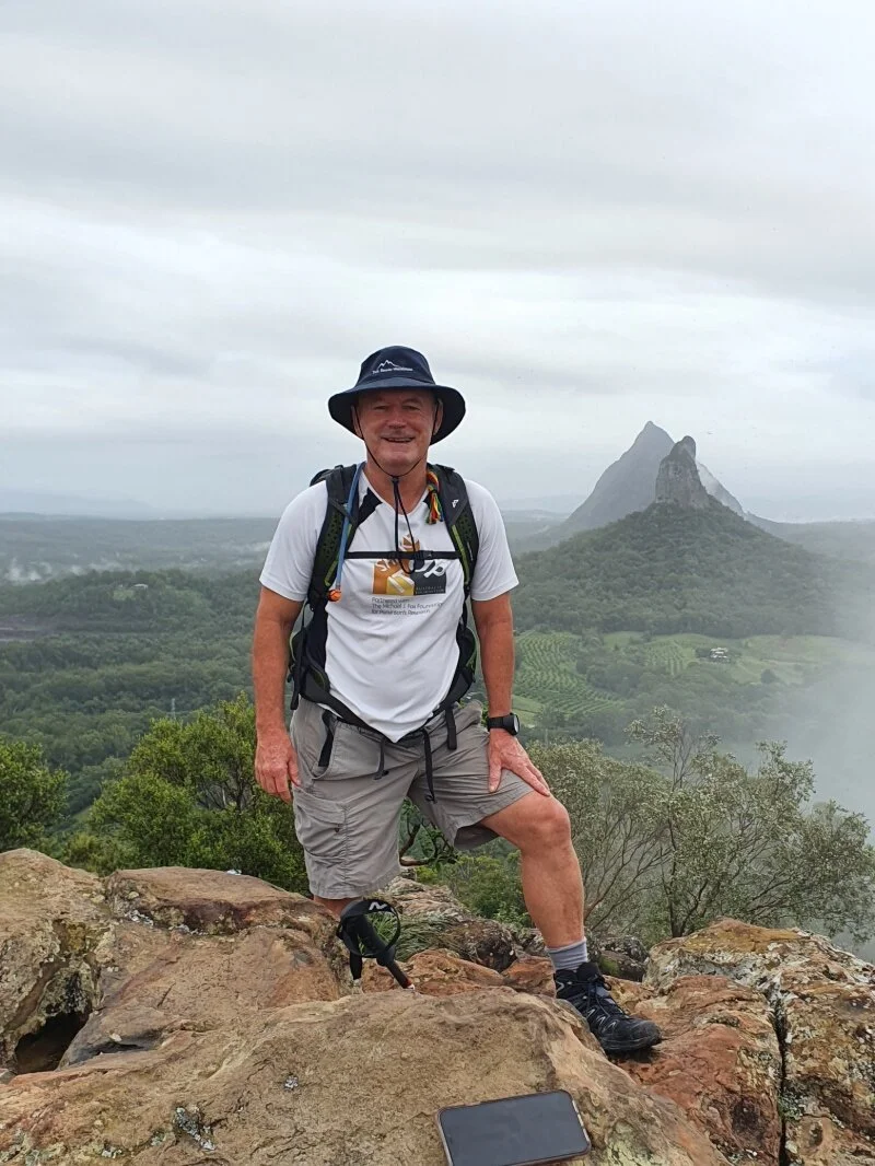 Gary scales great heights to raise money for  Parkinson’s