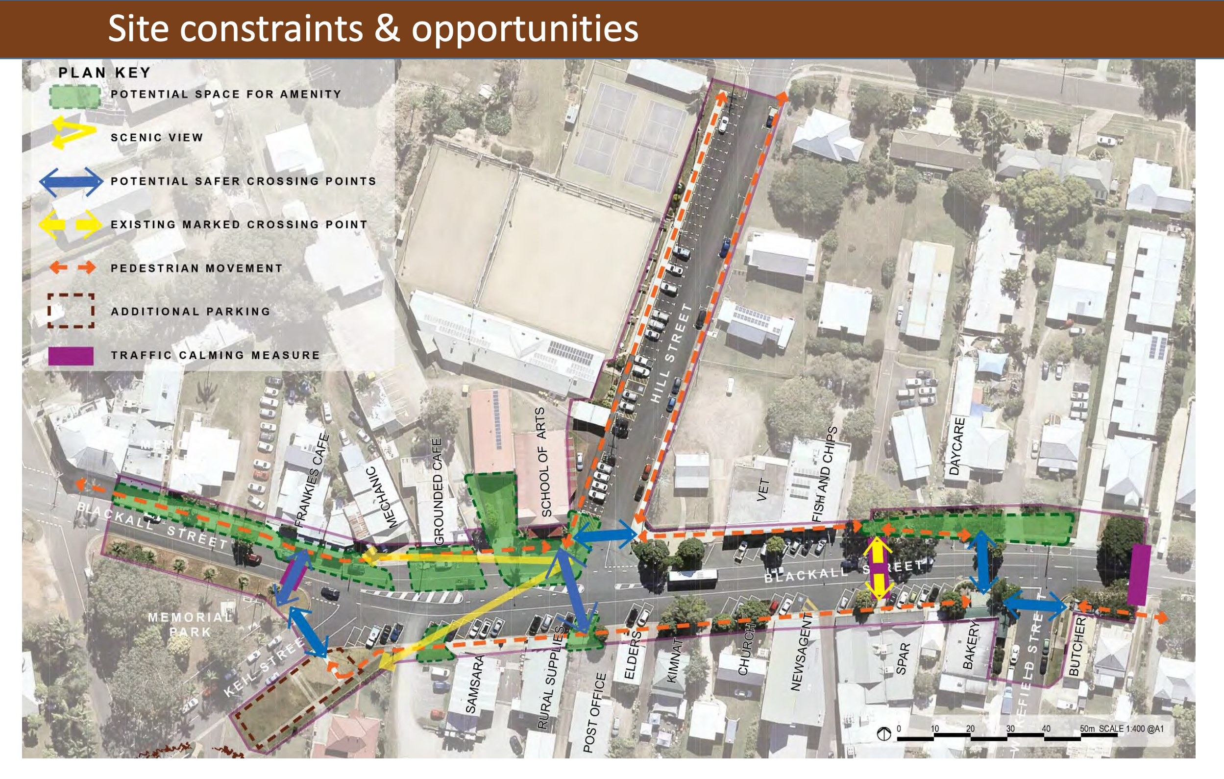 Potential to re-shape main street for Woombye’s public amenity
