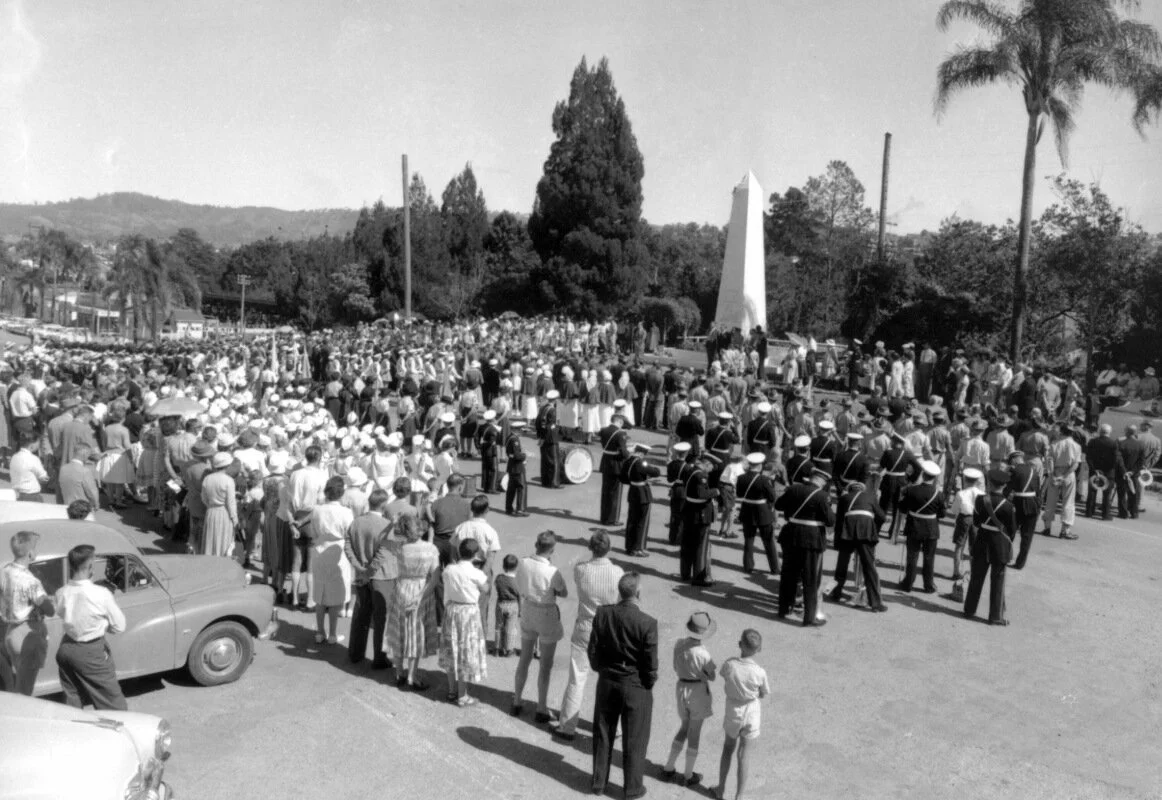 Moment in Time: Anzac Day at Gympie Road, Nambour, 1961