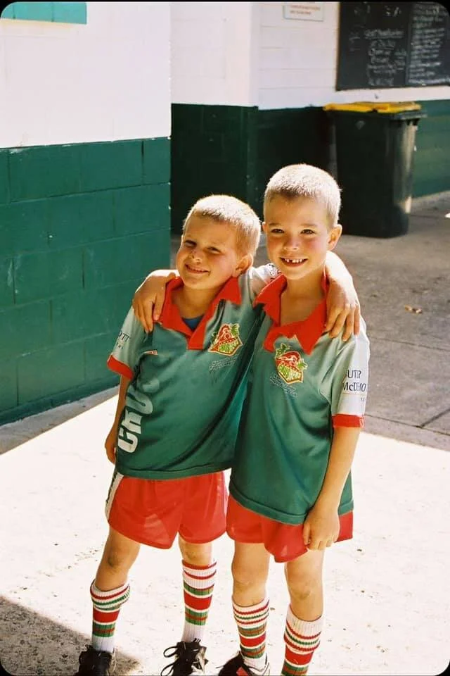 Team mates from Under 7s to A-grade