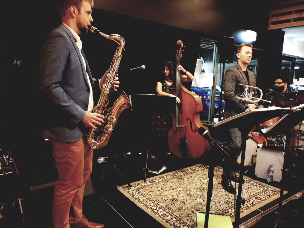 Event turns brewery into an  intimate jazz club