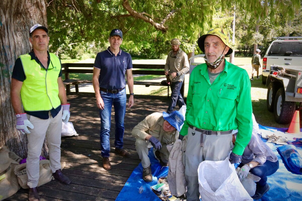 Clean Up beats rain, busts rubbish