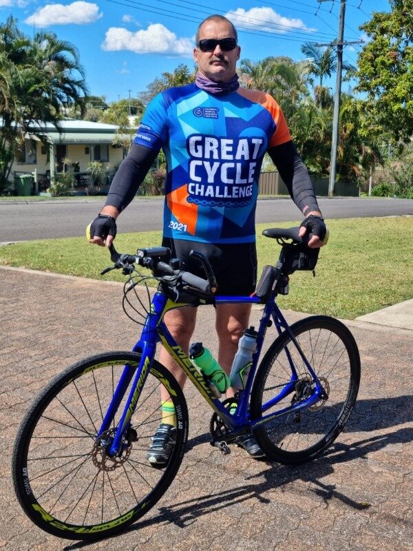 Injured cyclist rides to improve the lives of kids with cancer