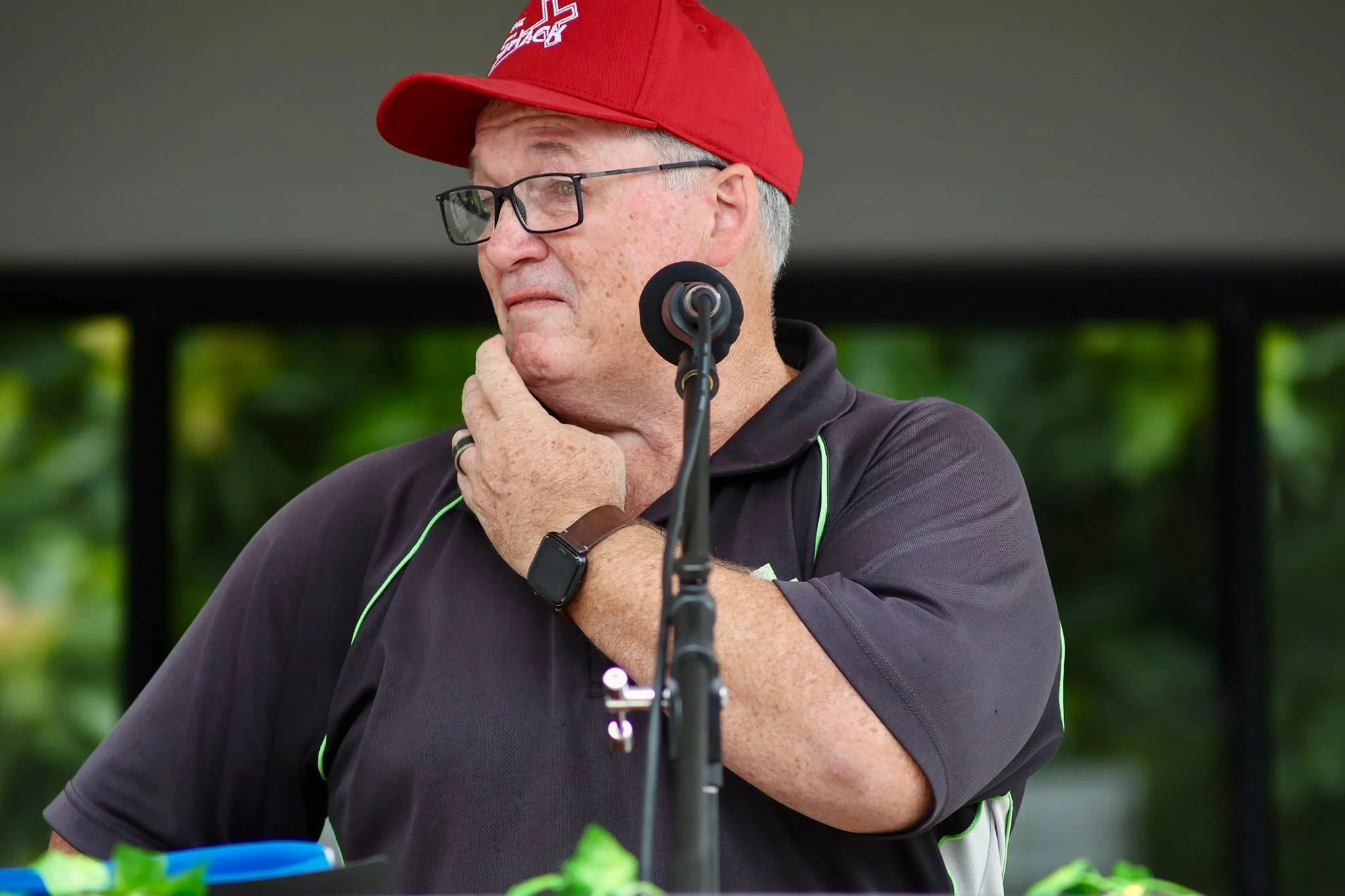  Pastor Dowler became emotional when acknowledging the support of his family. 