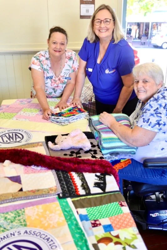 QCWA crafty ladies pour their hearts into hospital gifts 