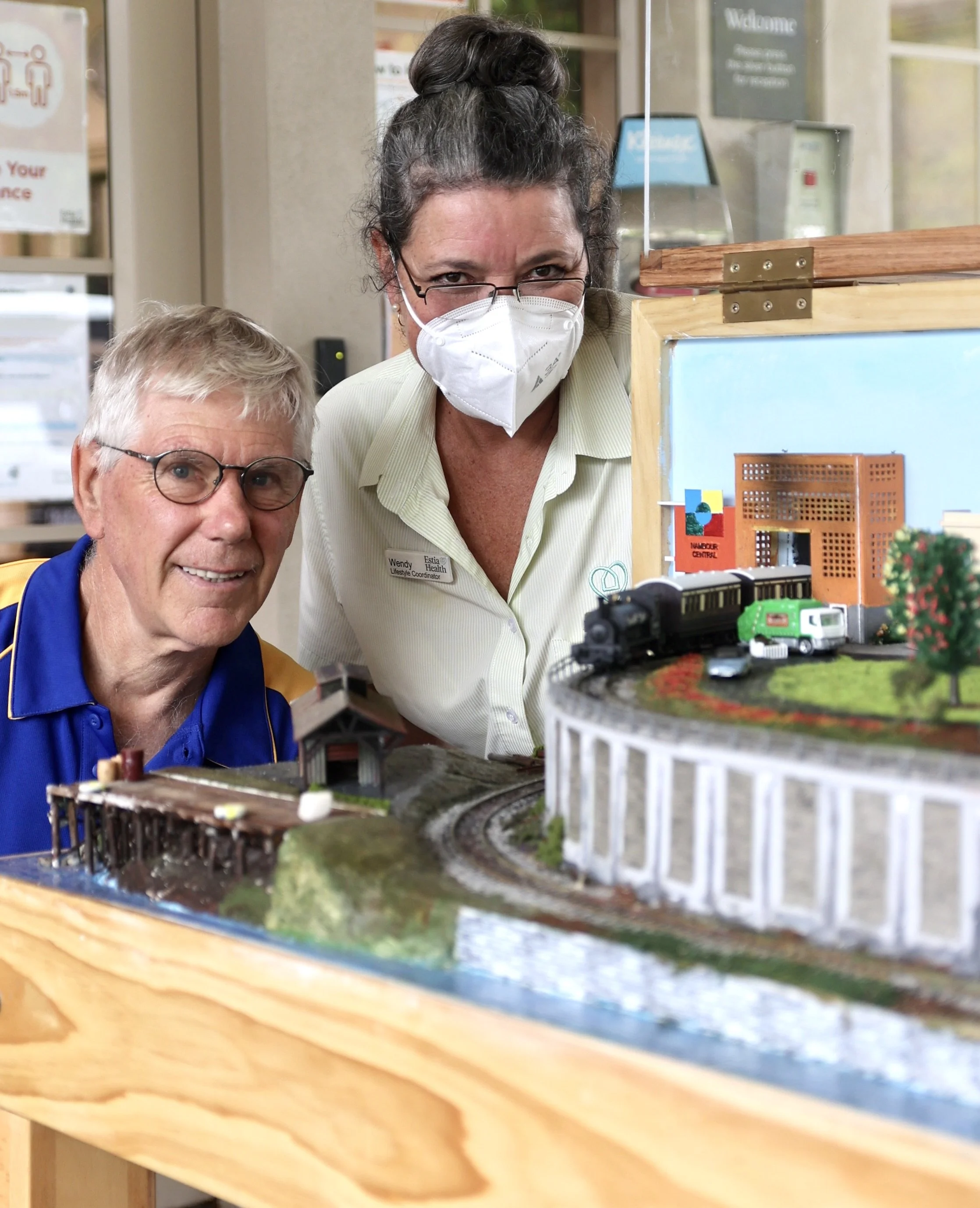 Local train layout may become a model in mental health care