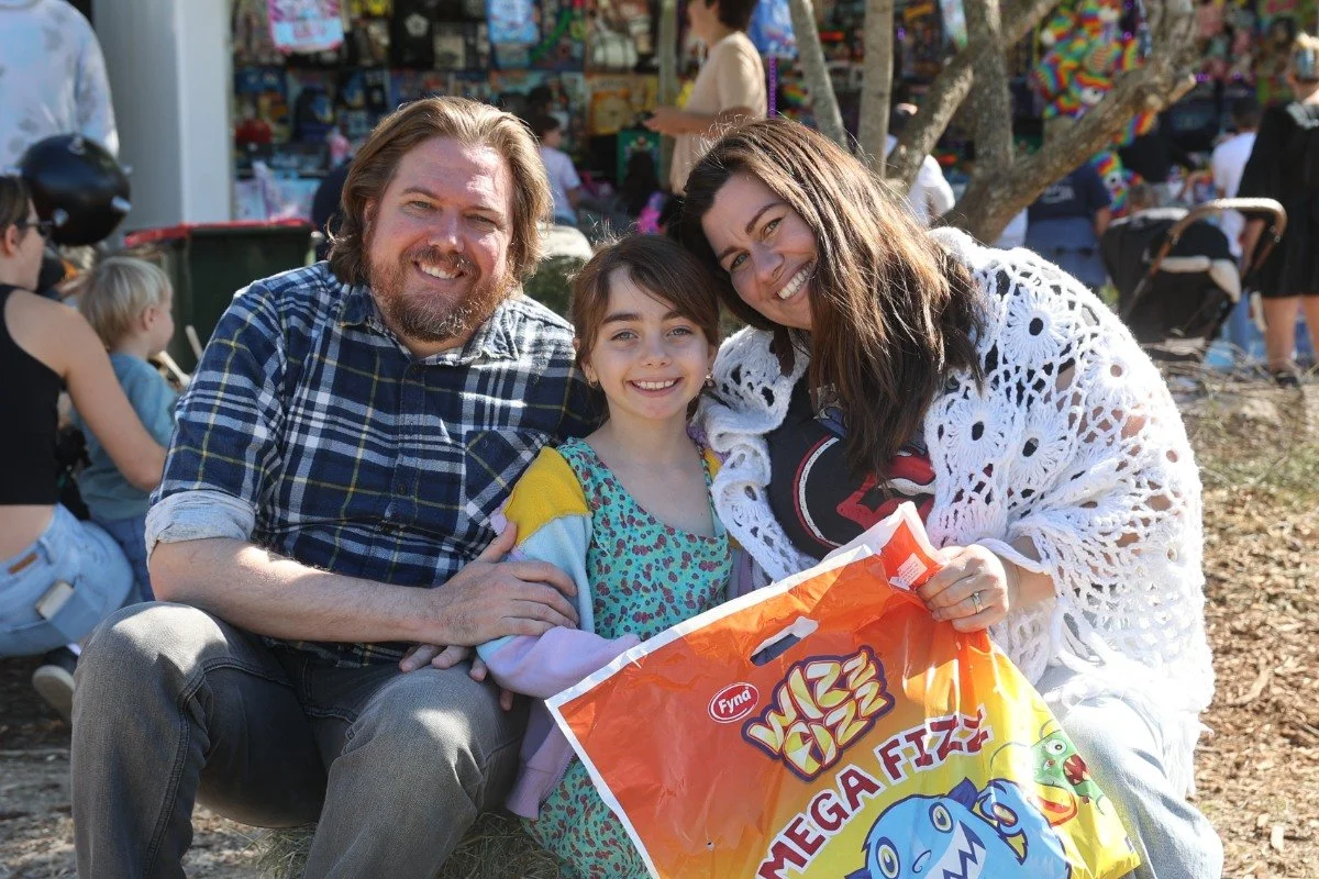 Jeremy, Audrey and Kerrie Harth. 