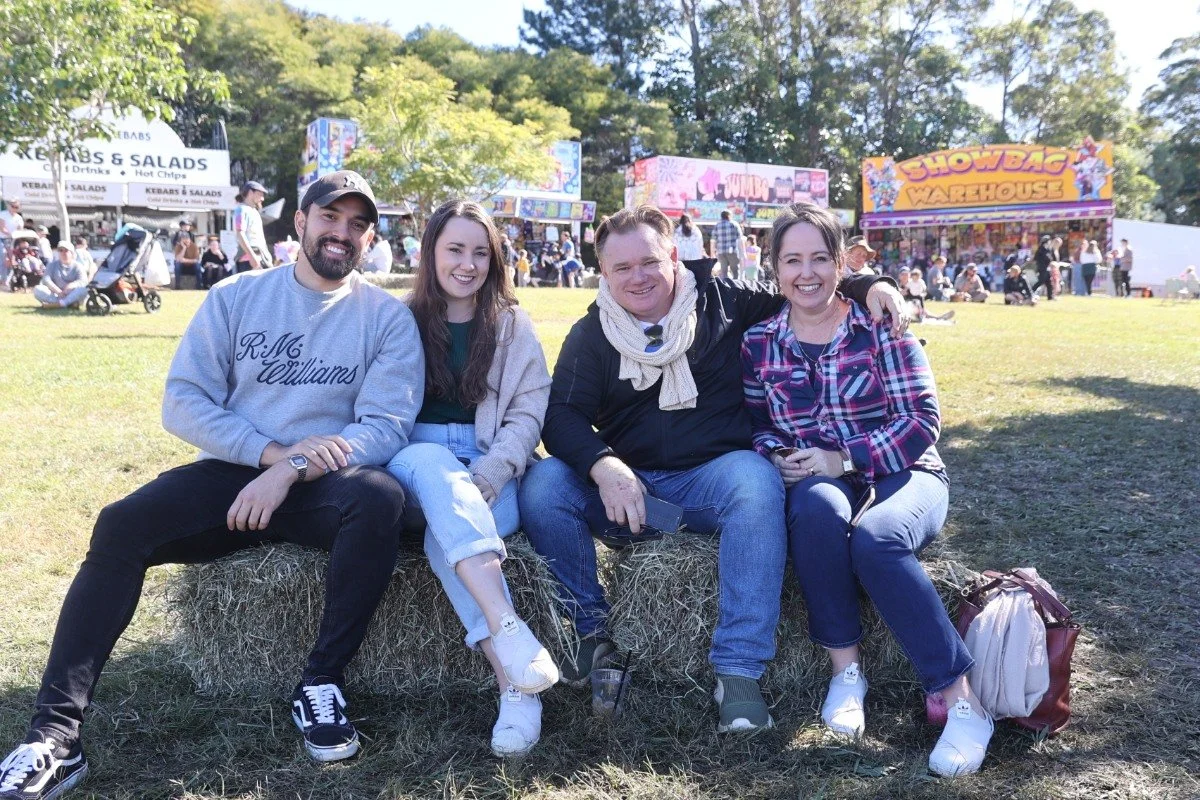 Shane Christie, Cartia Moore, Tony Moore and Rebecca Moore.