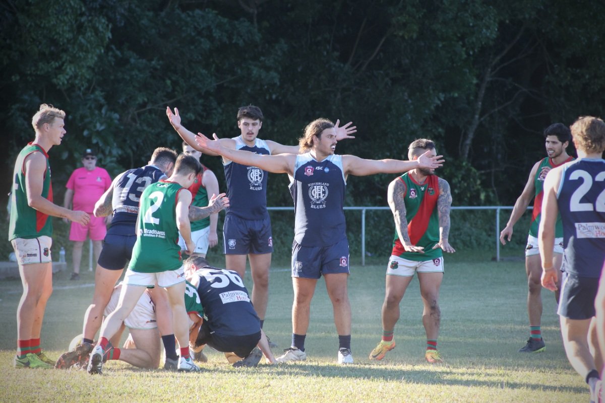 Gallery: Hinterland Blues outclass Hawkes in final quarter