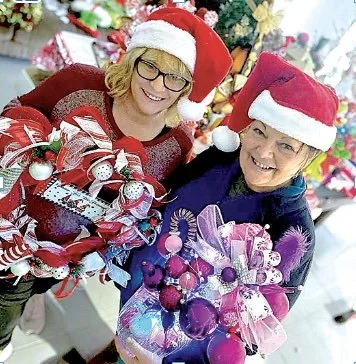 Friends take Christmas to the next level