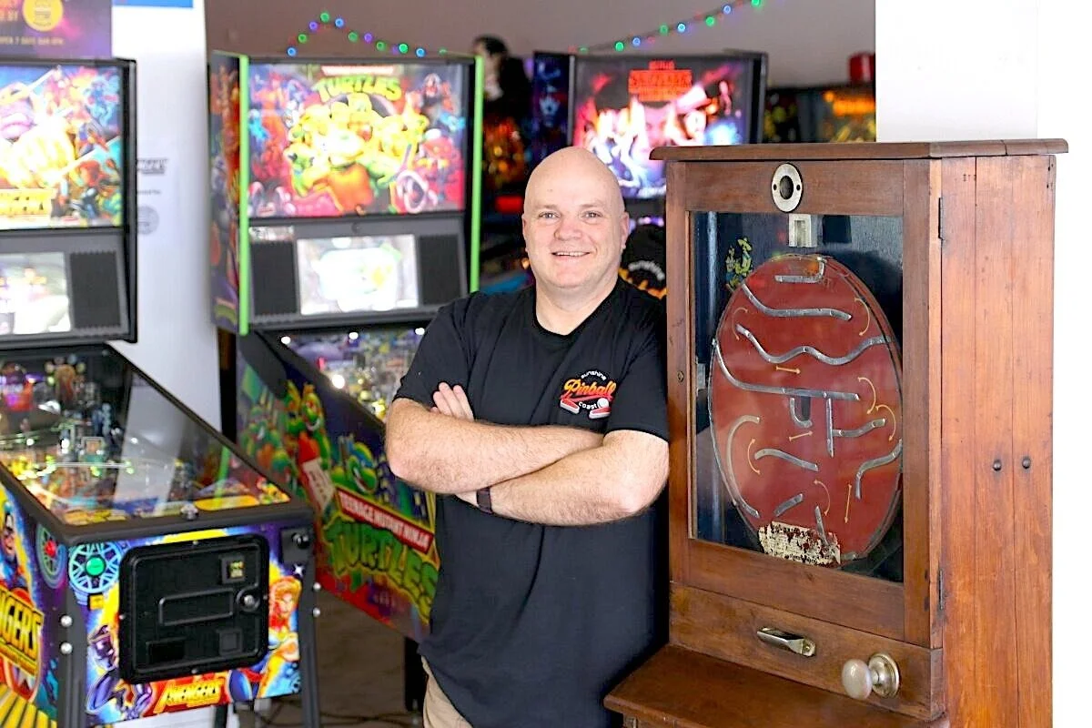 Sunshine Coast Pinball is Australia's largest pinball arcade