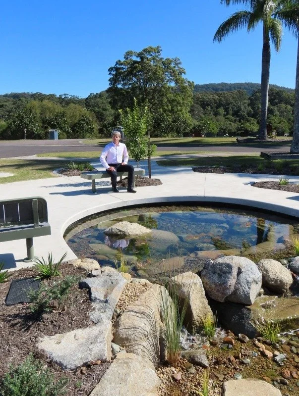 Memorial Pond offers space for reflection&nbsp;in cemetery