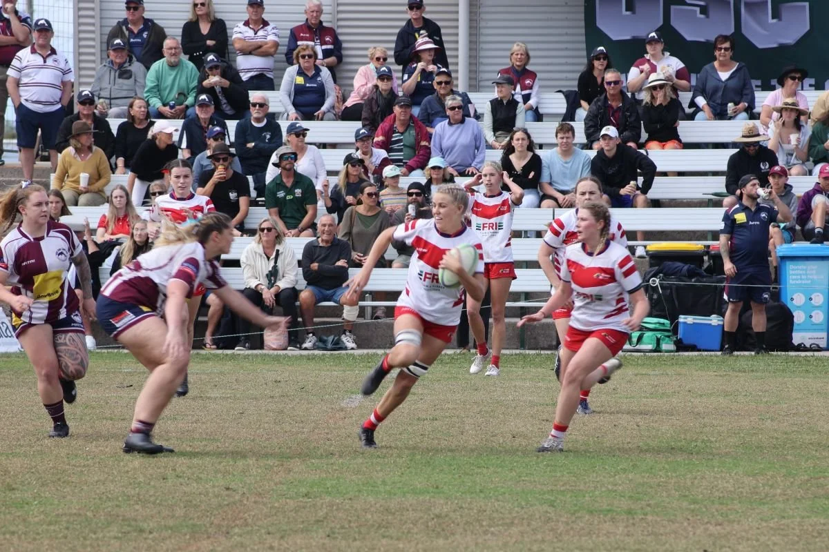 Nambour Senior Women hold the line for thrilling rugby grand final win