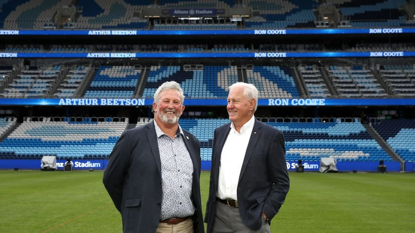 Brad Beetson represents his famous Dad at Allianz Stadium recognition &nbsp;