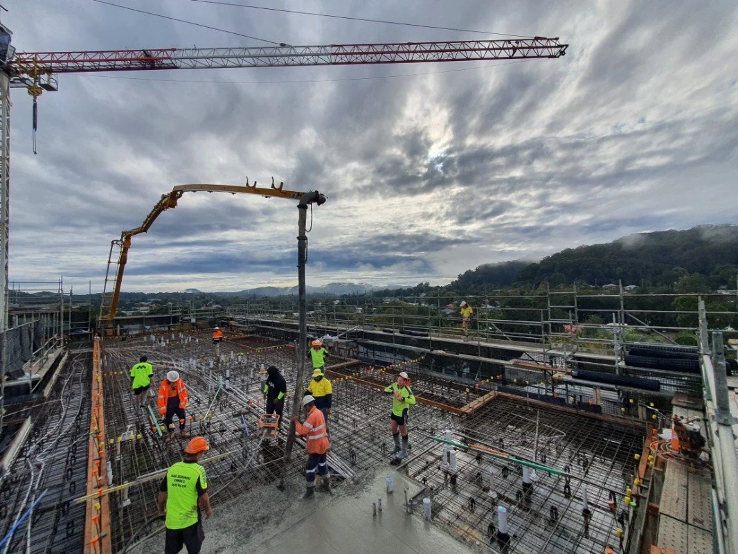 Pinnacle pours top floor of $20 million project