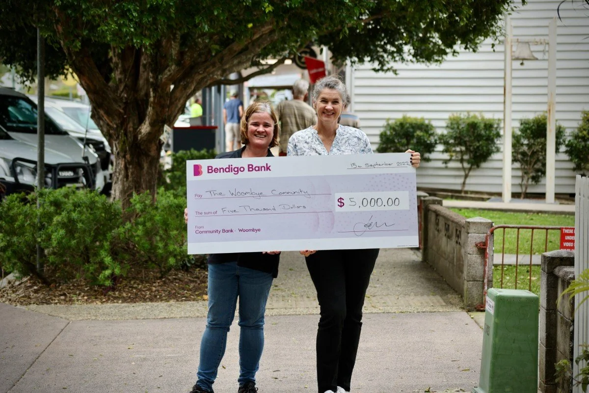 Funds ready to go for an event to celebrate Woombye community