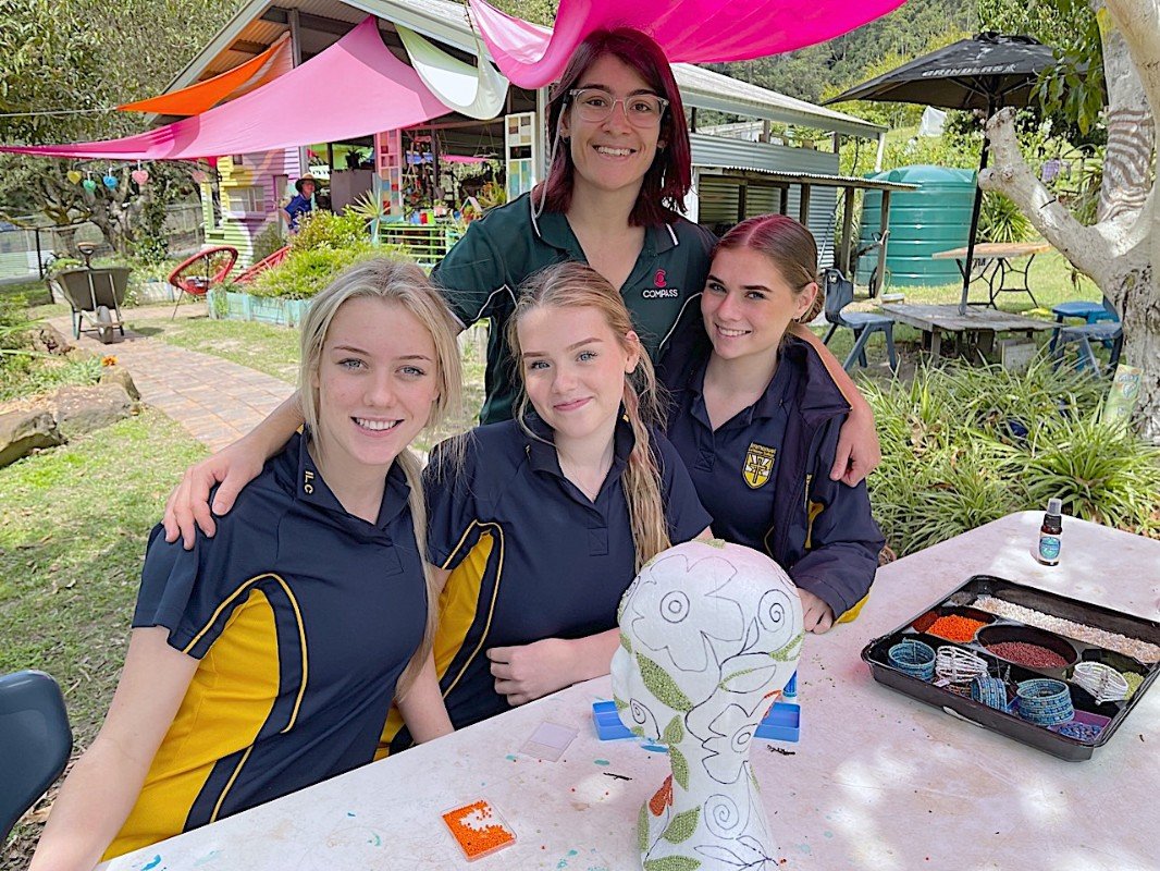 Students work alongside Compass trainees as part of curriculum