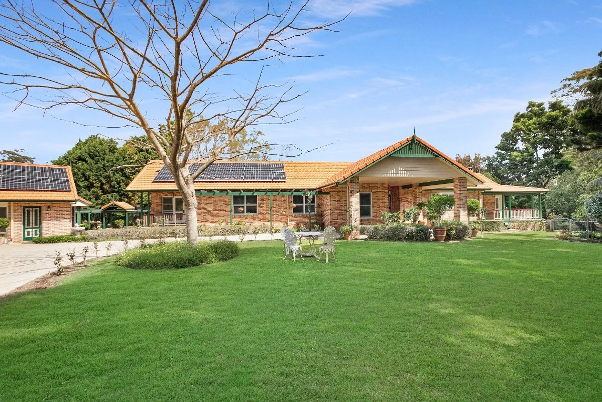 Immaculate dual living acreage residence