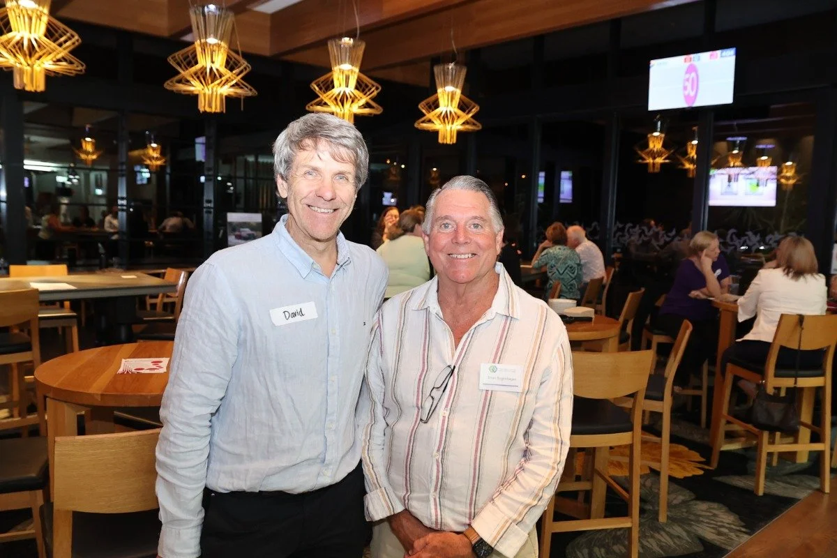 Div 10 Cr David Law and Brian Bugenhagen from the Chamber.