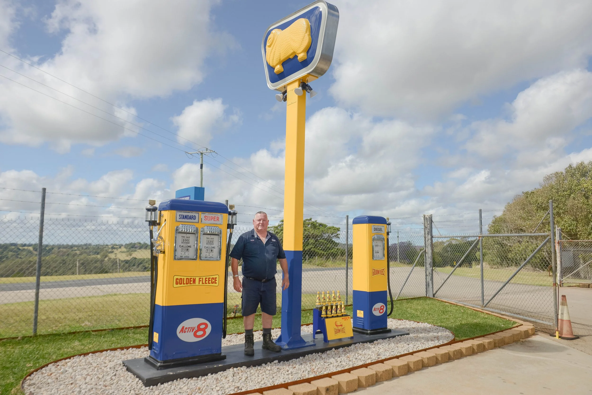 Golden Fleece signage finds new home at Sommers’