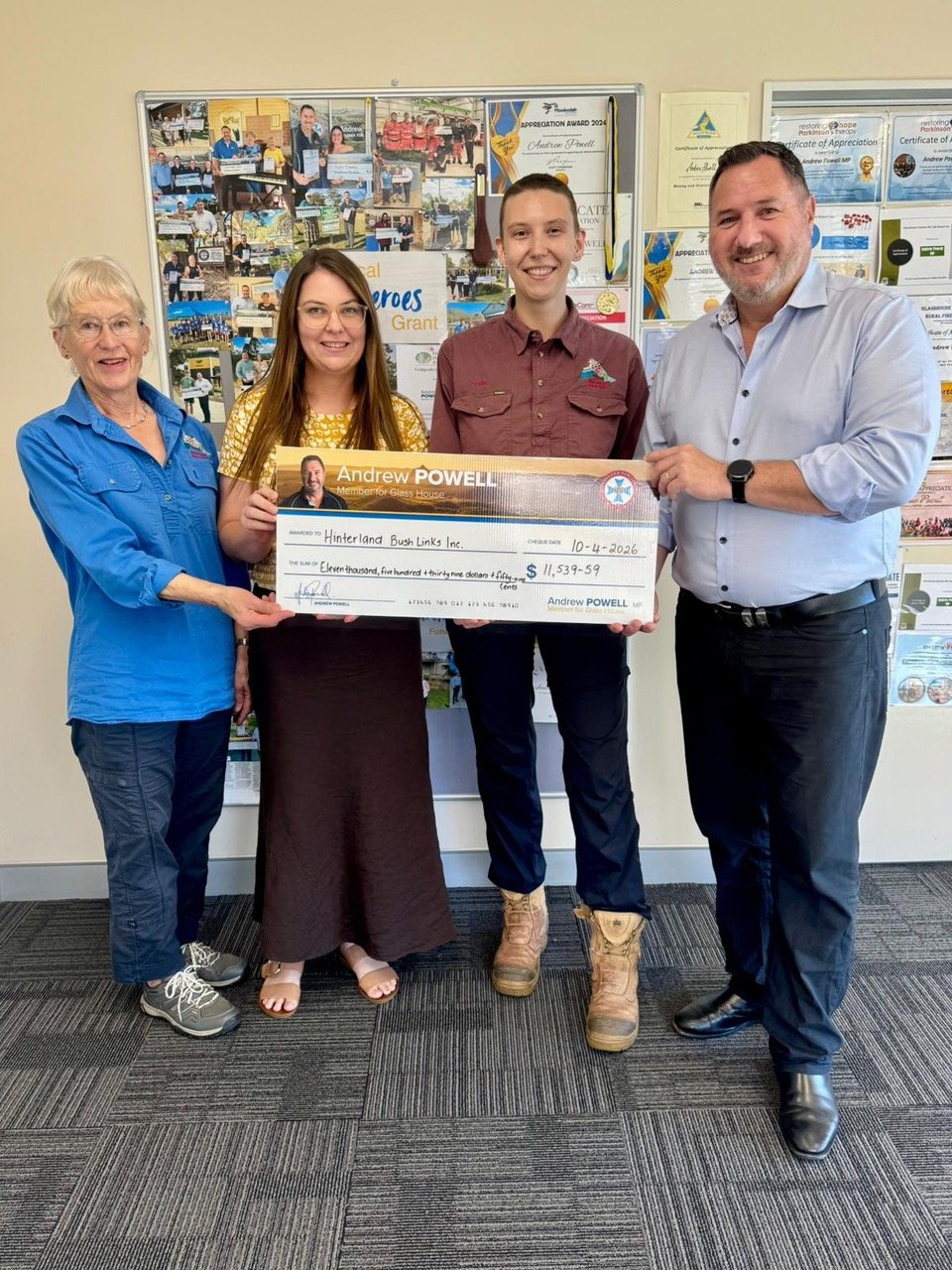 Glass House organisations receive share of $102,084.09 in Gambling Community Benefit Funds