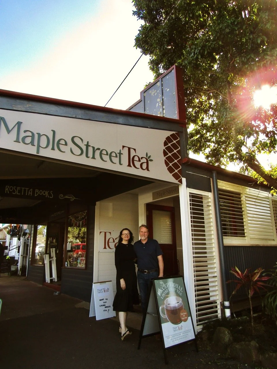 Tea, anyone? A much loved new addition to Maleny’s Maple Street