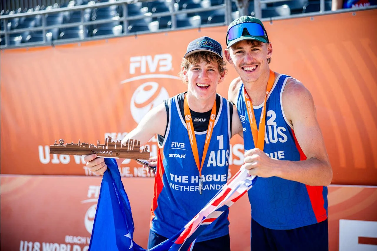 Burnside student claims historic world silver in beach volleyball