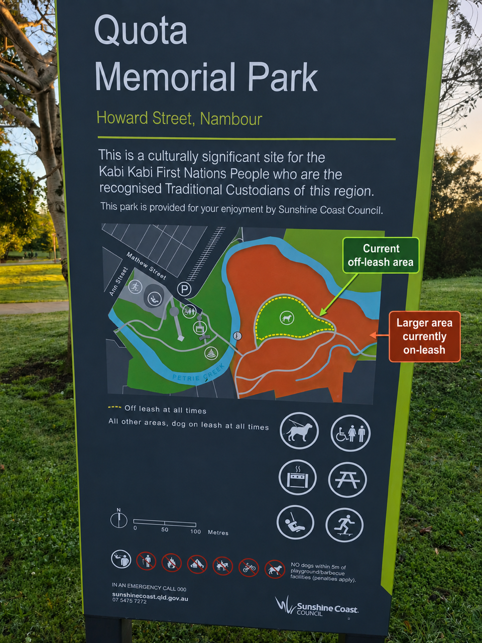 Dog owner petitions for more off-leash space at Quota Park