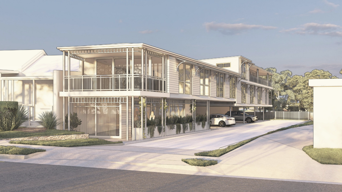 Five-unit plan lodged for Mapleton village site