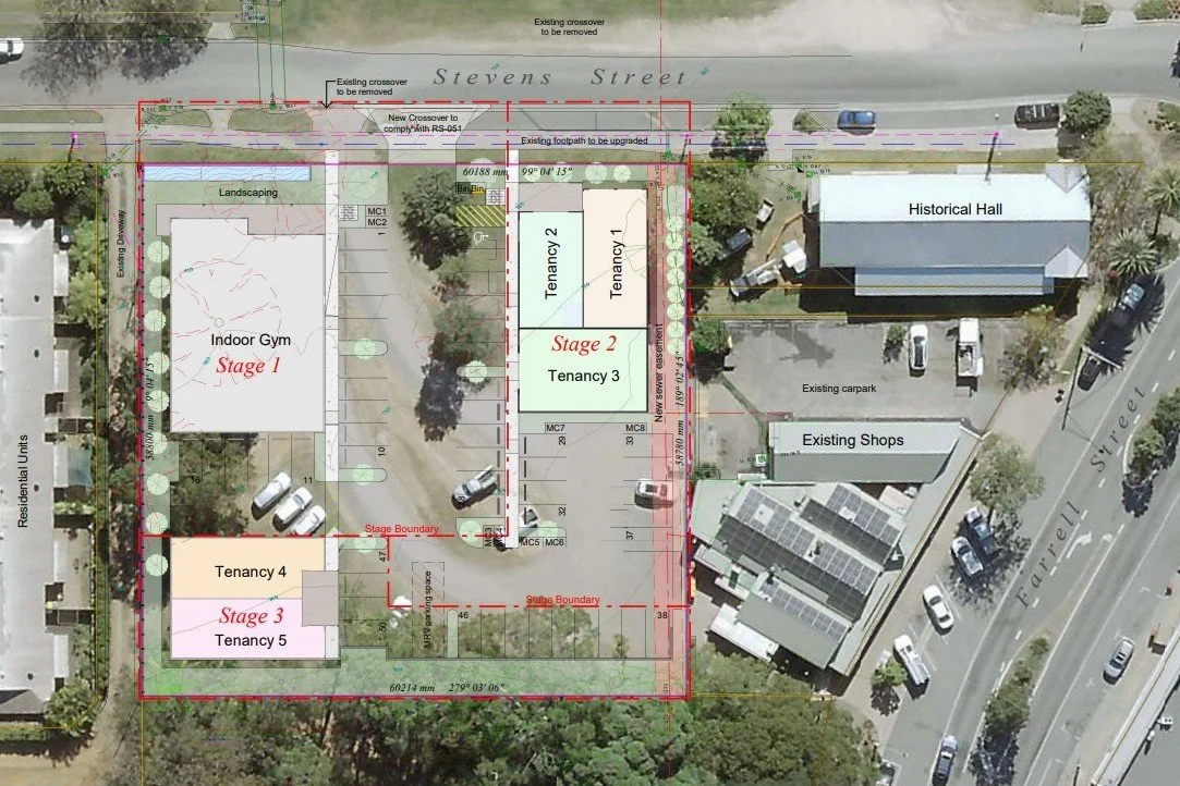 Proposed commercial development at 19 Stevens Street, Yandina, set to reshape main street