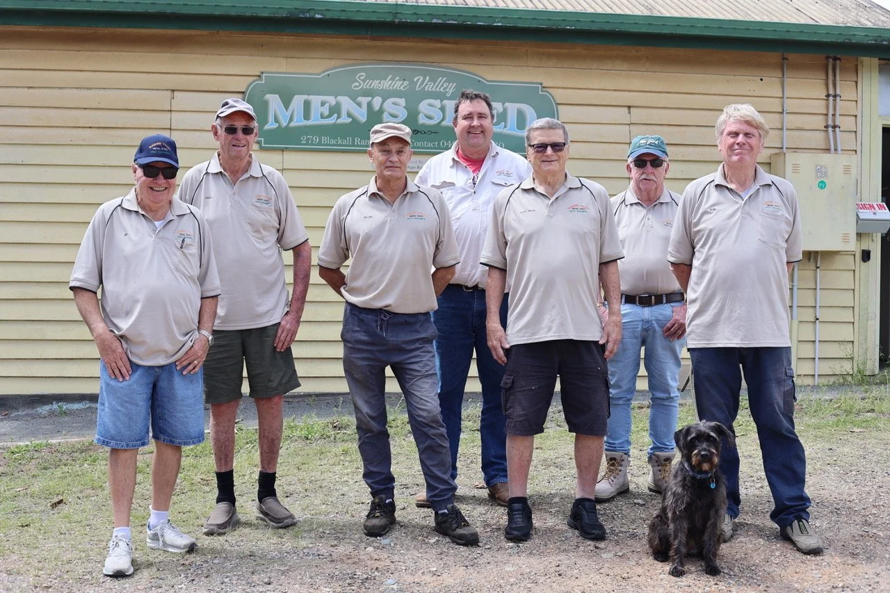 Sunshine Valley Men’s Shed opens its doors for garage sale and a rare look inside