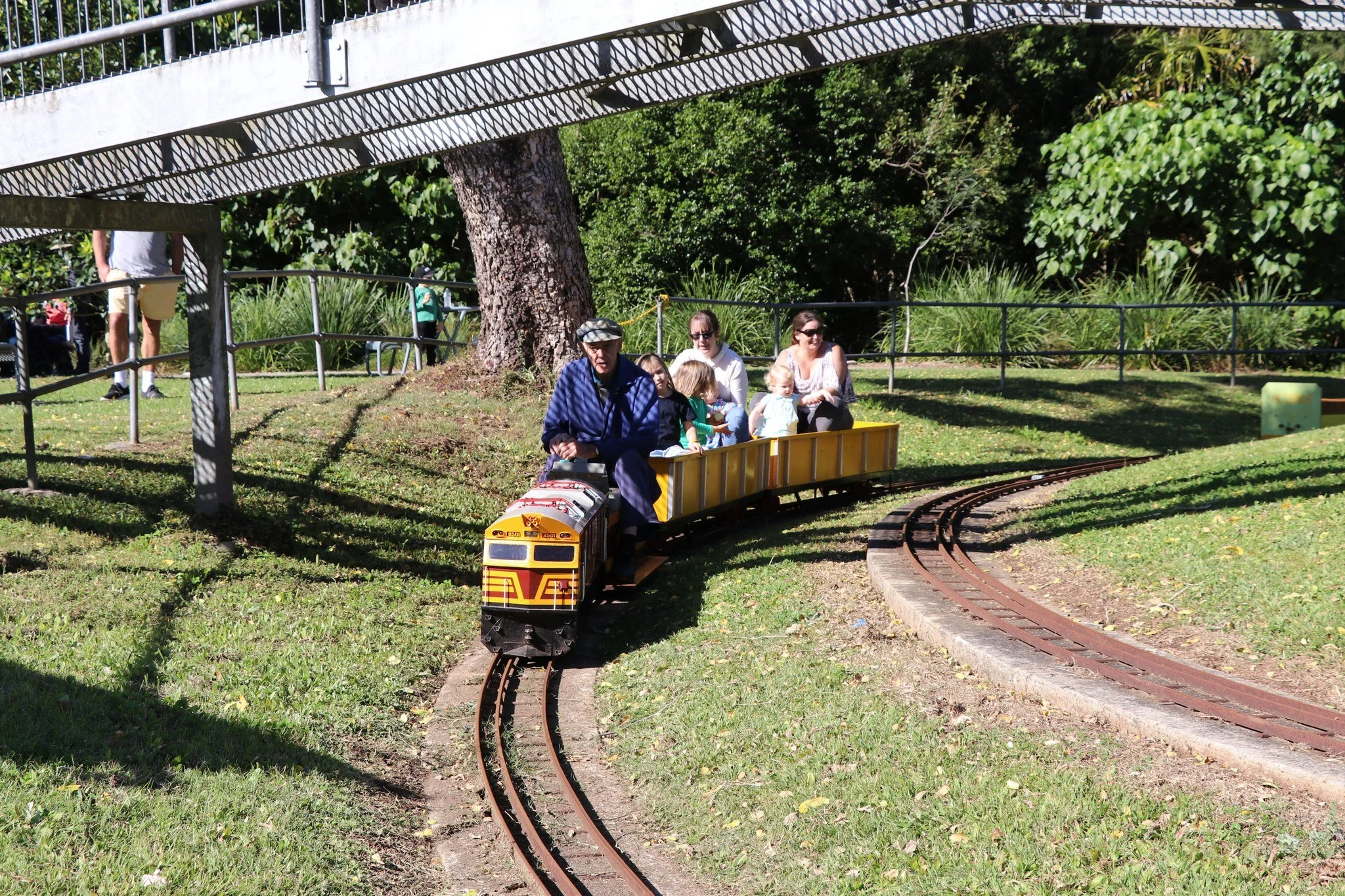 Ride on mini trains running again this month