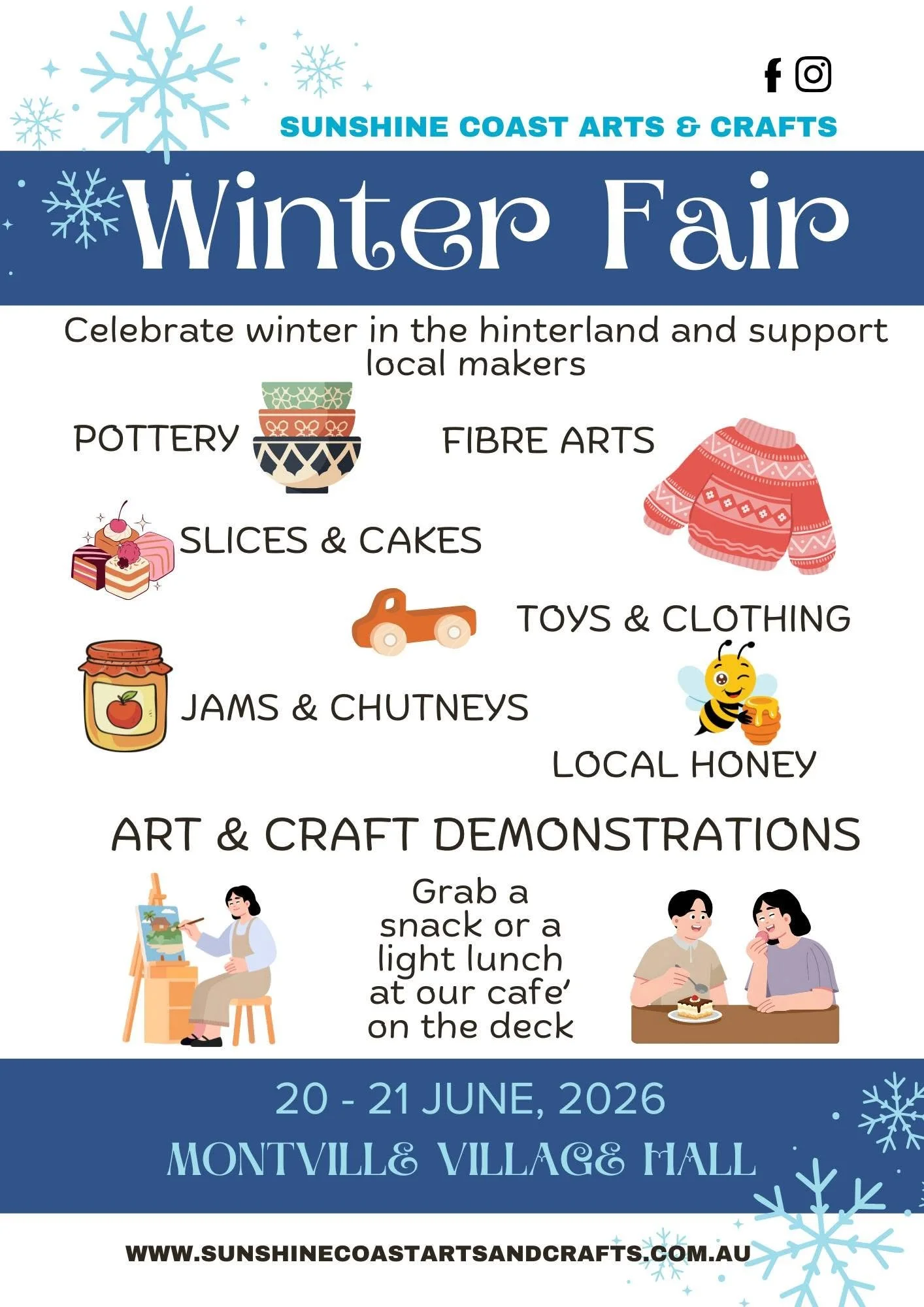 Sunshine Coast Arts &amp; Crafts Winter Fair coming to Montville