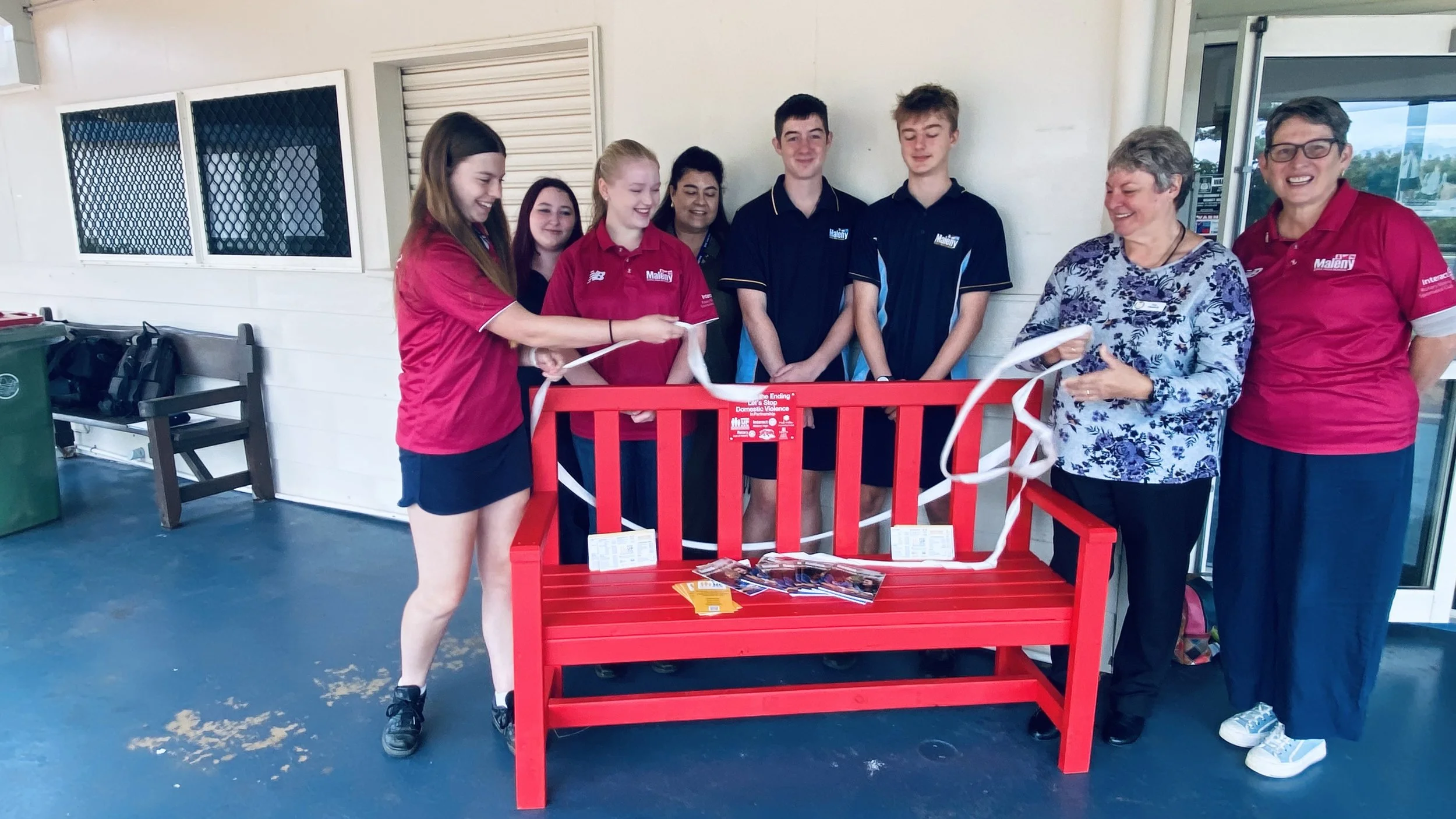 Bench puts respect in plain sight at Maleny State High School