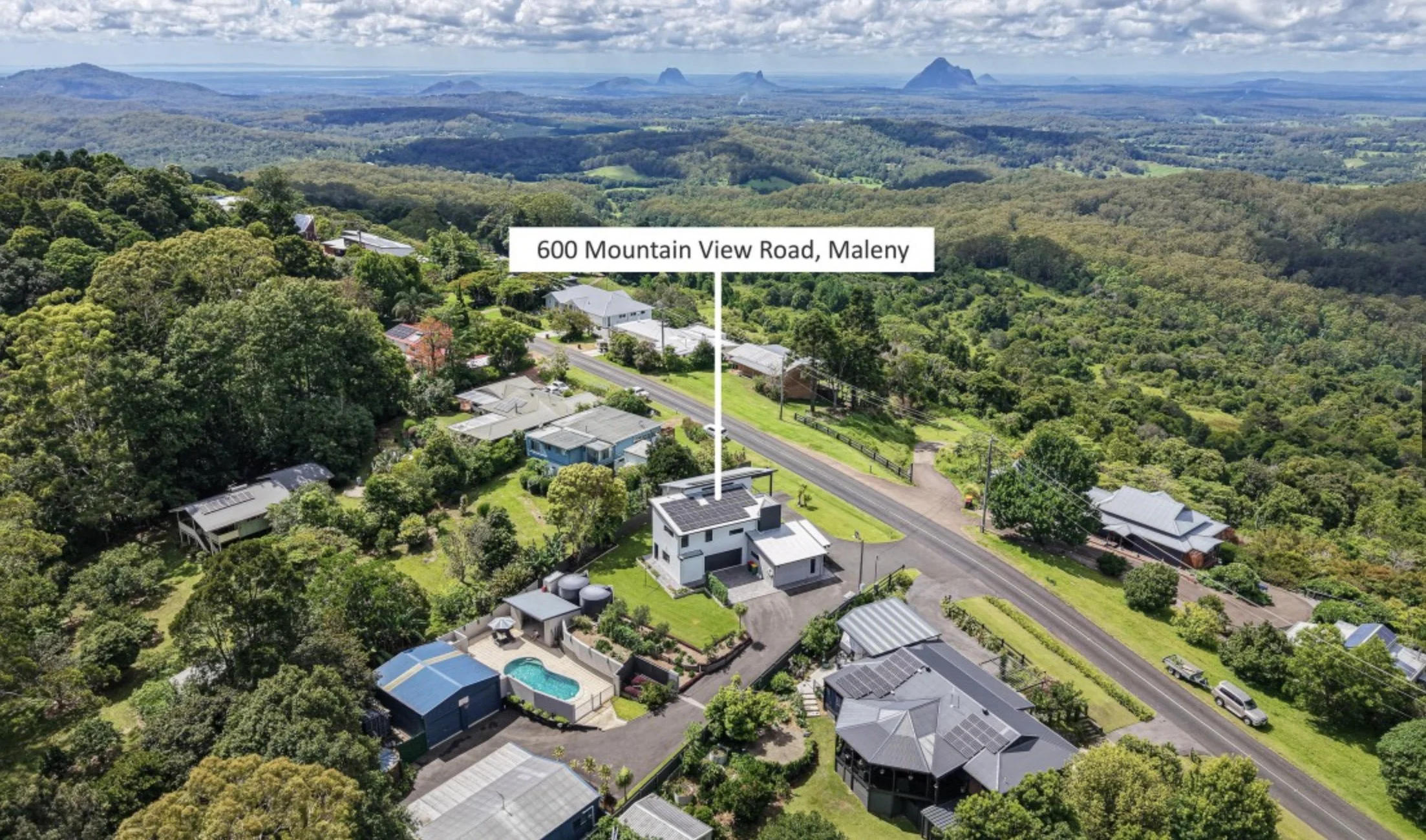Elevated dual living with iconic mountain views