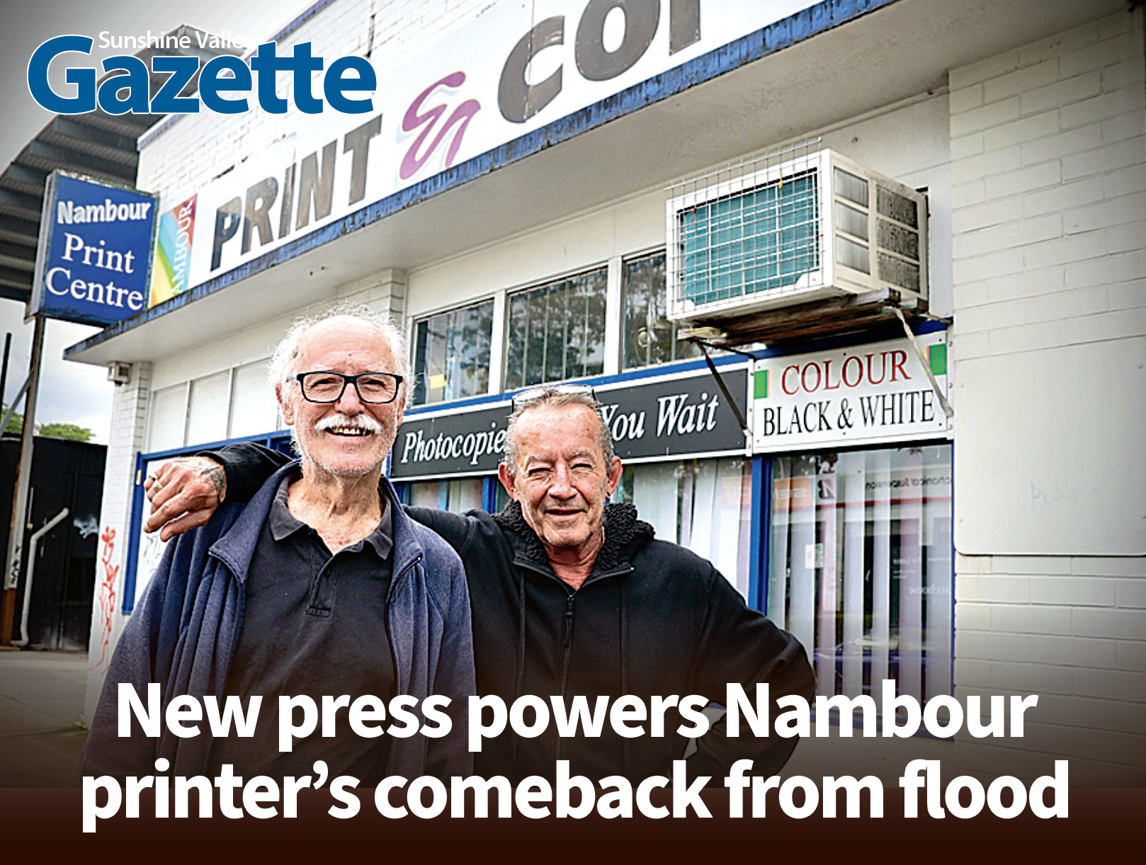 New press powers Nambour printer’s flood comeback