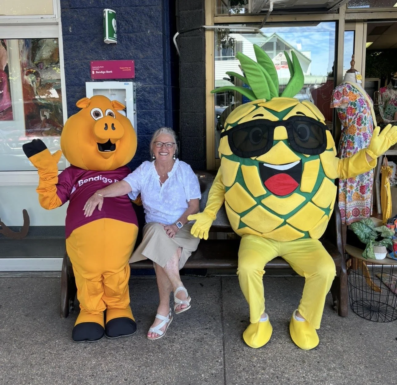 Patch the Pineapple welcomed to Woombye