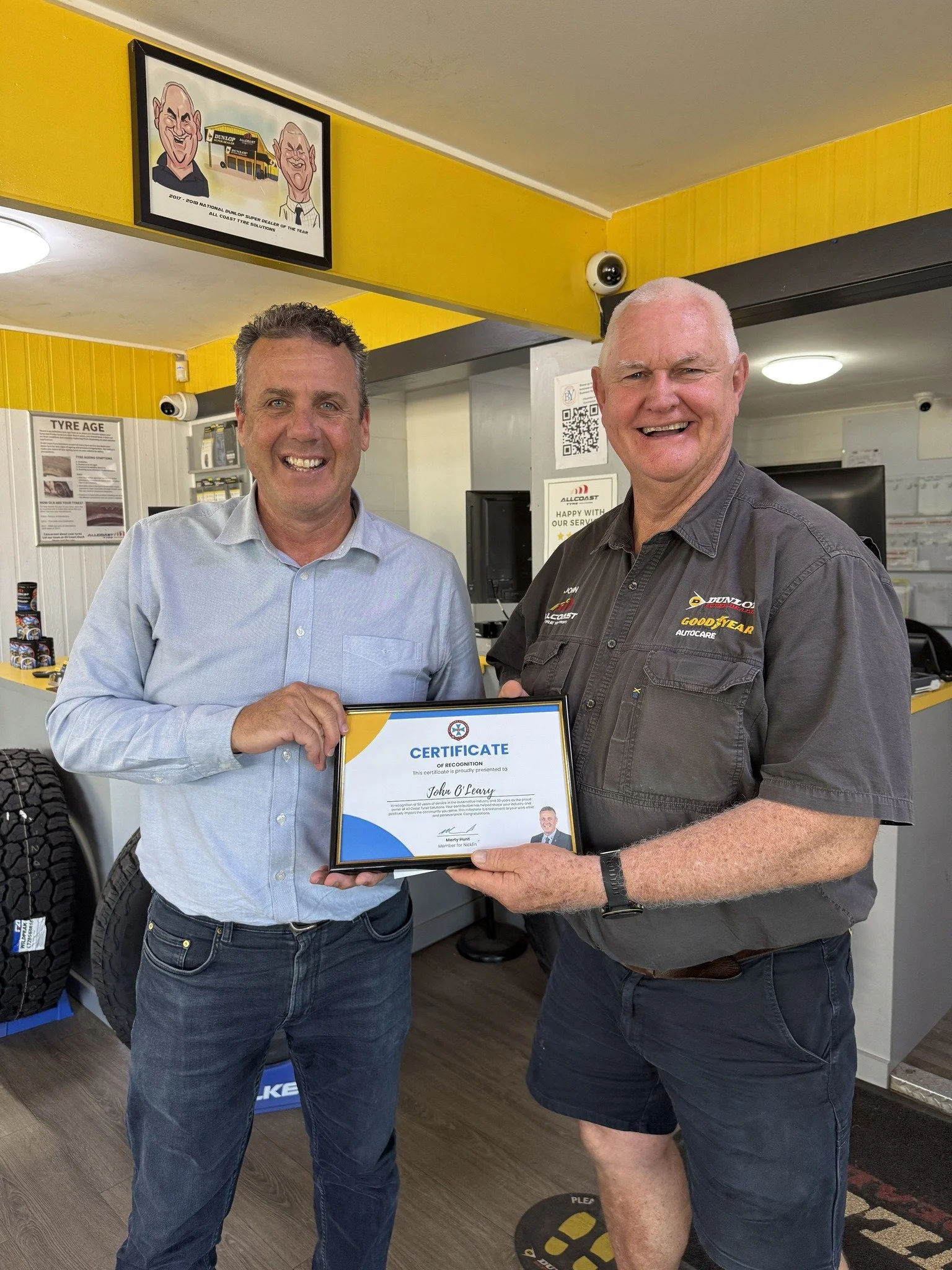 Yandina businessman celebrates 50 year milestone