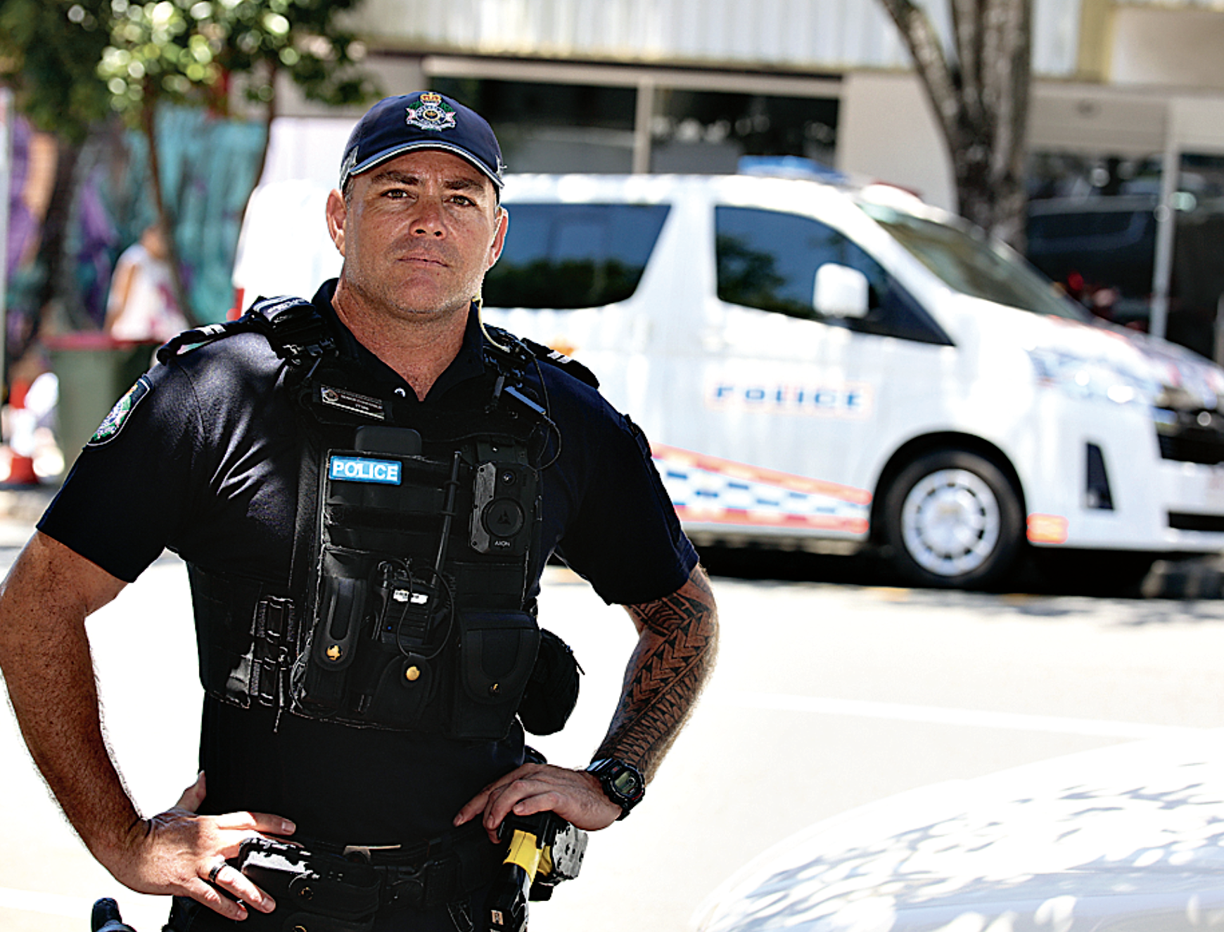 Police Beat praise after scissors incident in Nambour CBD
