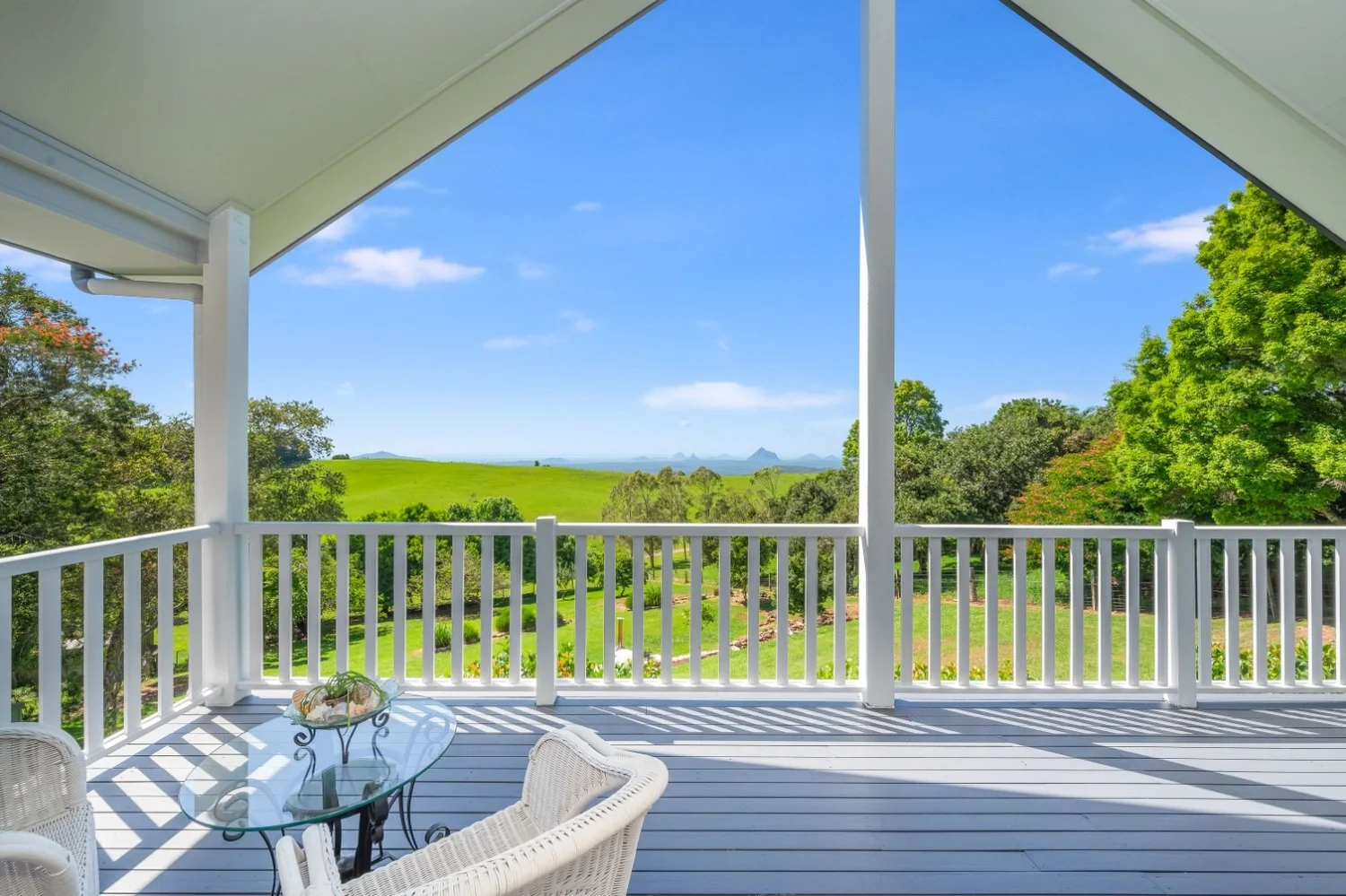 Glasshouse Mountains views from Wootha — The Sunshine Valley Gazette