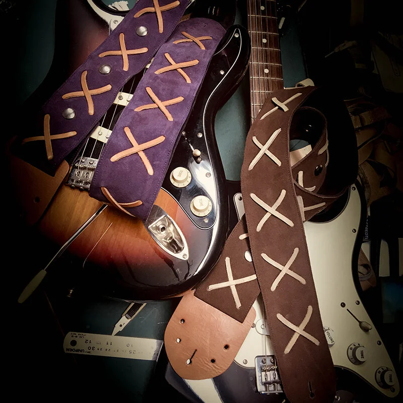 LeROCKSKIN - Handmade, customizable, leather GUITAR STRAPS