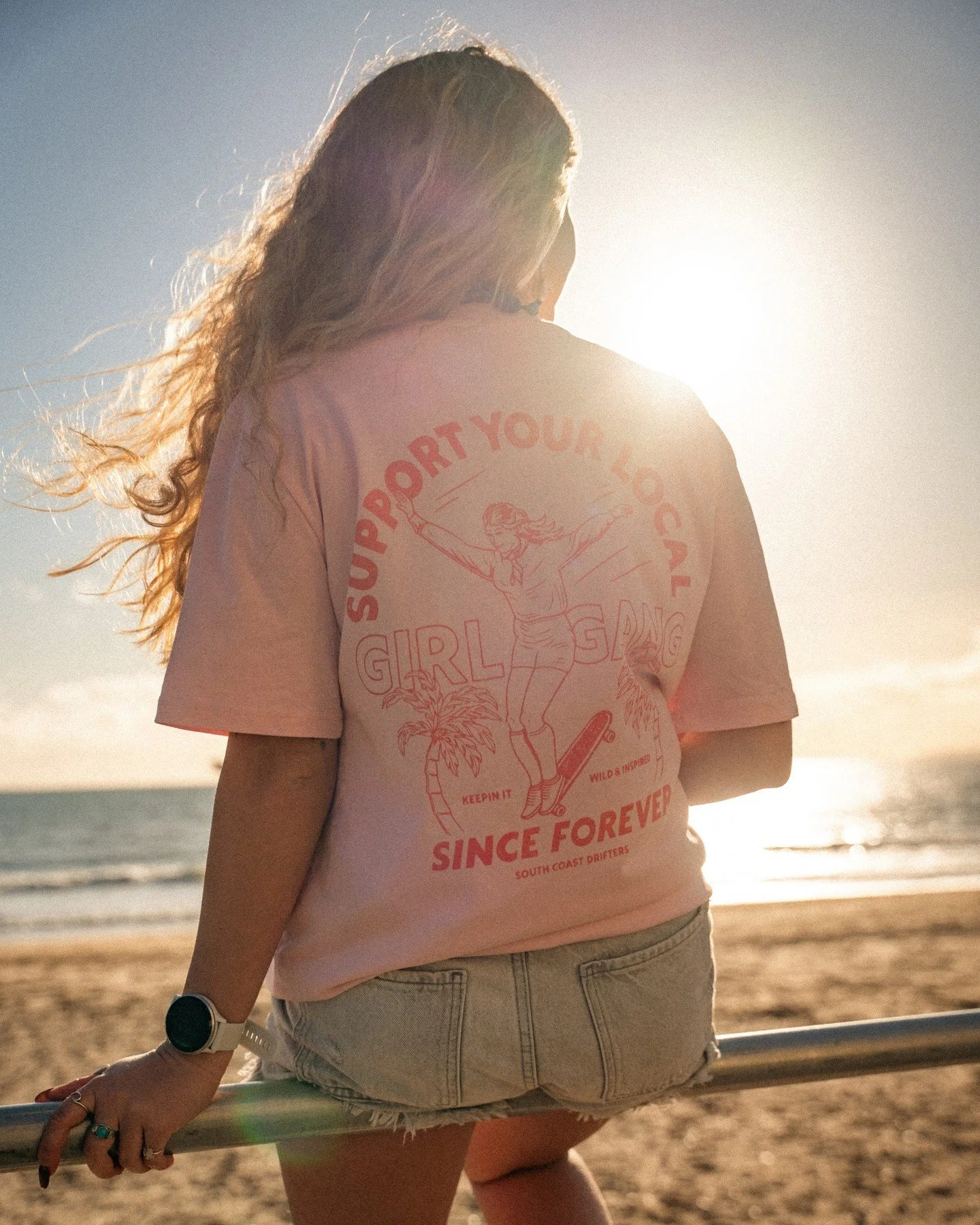 It&rsquo;s Girl Gang season 🏝️ Checkout our Girl Gang II Tee in cotton pink ⚡️